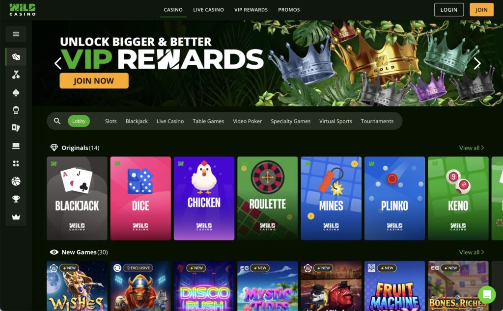 Wild Casino Online Casino USA